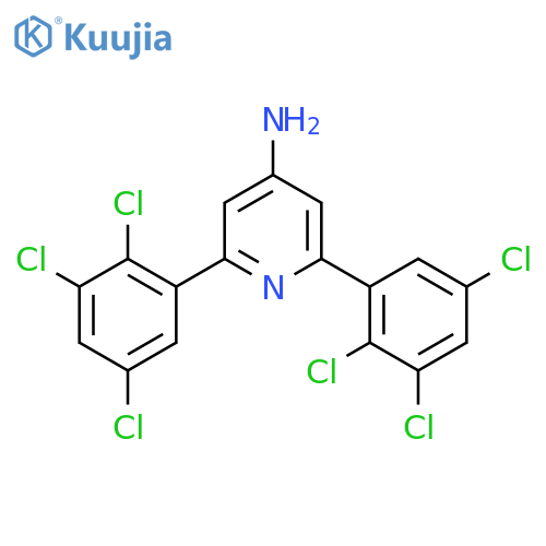 4-Amino-2,6-bis(2,3,5-trichlorophenyl)pyridine structure