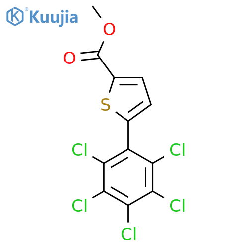 Methyl 5-(perchlorophenyl)thiophene-2-carboxylate structure