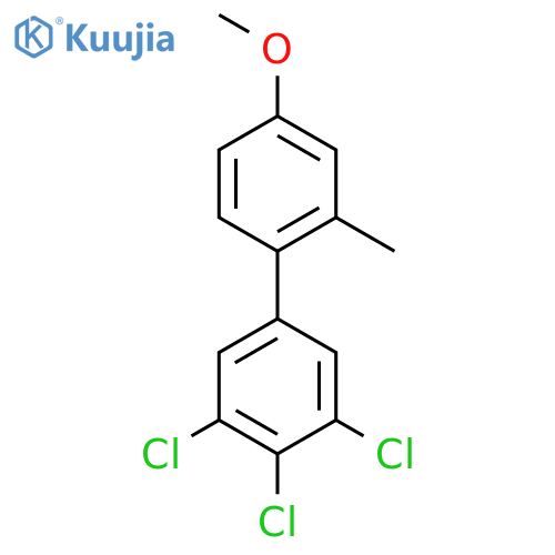 4'-Methoxy-2'-methyl-3,4,5-trichlorobiphenyl structure
