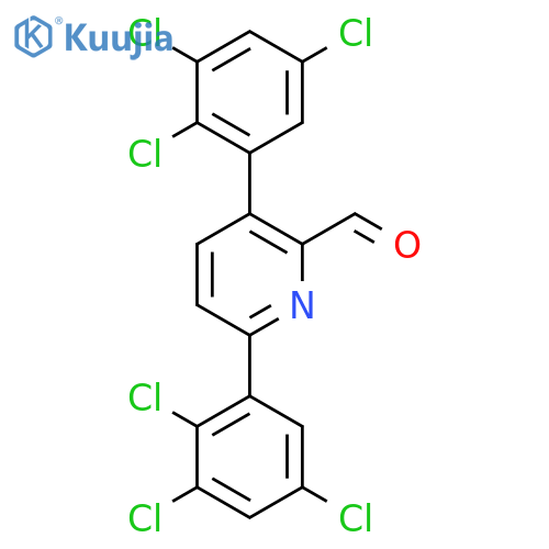 3,6-Bis(2,3,5-trichlorophenyl)picolinaldehyde structure