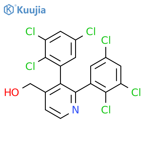 2,3-Bis(2,3,5-trichlorophenyl)pyridine-4-methanol structure