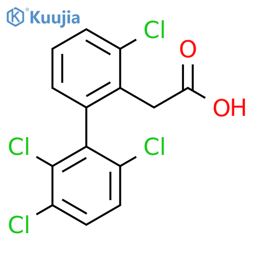3,2',3',6'-Tetrachlorobiphenyl-2-acetic acid structure