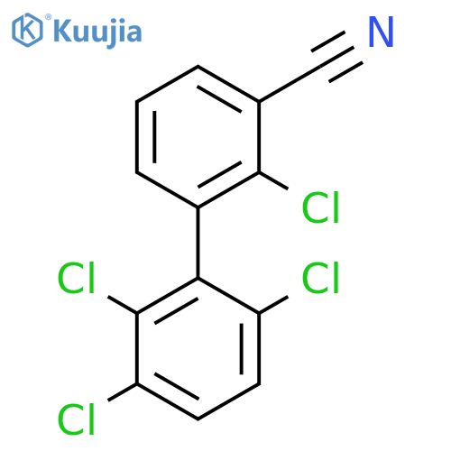2,2',3',6'-Tetrachlorobiphenyl-3-carbonitrile structure