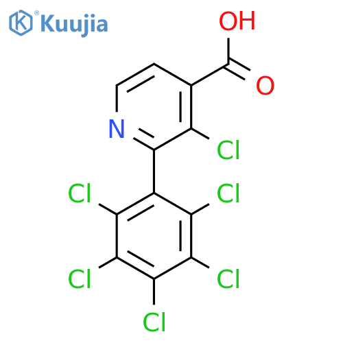 3-Chloro-2-(perchlorophenyl)isonicotinic acid structure