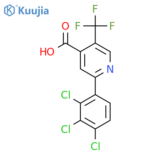 2-(2,3,4-Trichlorophenyl)-5-(trifluoromethyl)isonicotinic acid structure