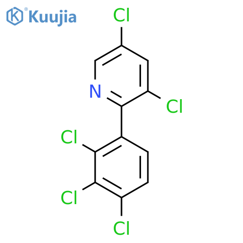 3,5-Dichloro-2-(2,3,4-trichlorophenyl)pyridine structure