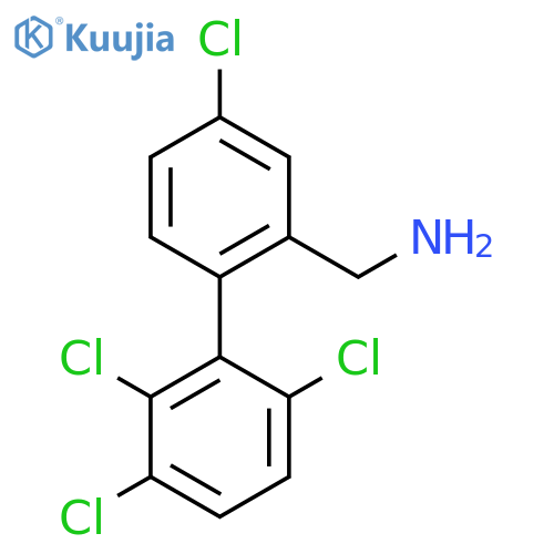 C-(4,2',3',6'-Tetrachlorobiphenyl-2-yl)-methylamine structure