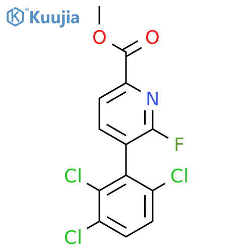 Methyl 6-fluoro-5-(2,3,6-trichlorophenyl)picolinate structure