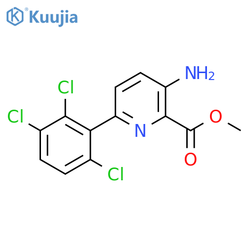 Methyl 3-amino-6-(2,3,6-trichlorophenyl)picolinate structure