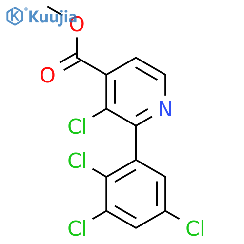 Methyl 3-chloro-2-(2,3,5-trichlorophenyl)isonicotinate structure
