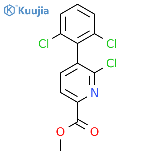 Methyl 6-chloro-5-(2,6-dichlorophenyl)picolinate structure