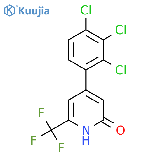 2-Hydroxy-4-(2,3,4-trichlorophenyl)-6-(trifluoromethyl)pyridine structure