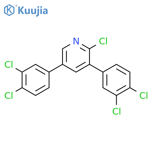 3,5-Bis(3,4-dichlorophenyl)-2-chloropyridine structure