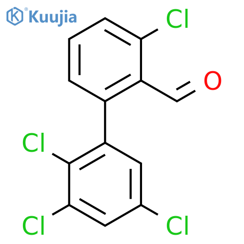 3,2',3',5'-Tetrachlorobiphenyl-2-carboxaldehyde structure