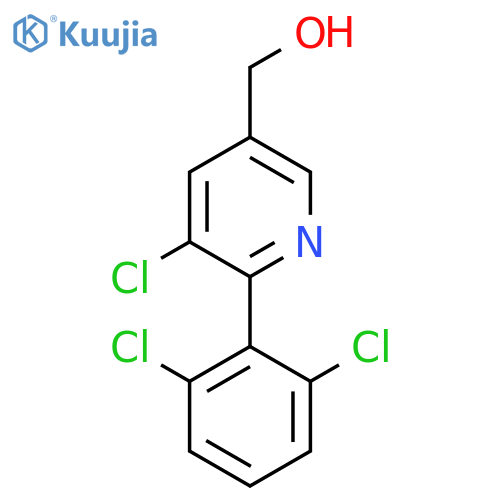 3-Chloro-2-(2,6-dichlorophenyl)pyridine-5-methanol structure