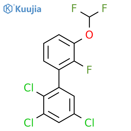 3'-(Difluoromethoxy)-2'-fluoro-2,3,5-trichlorobiphenyl structure