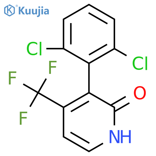 3-(2,6-Dichlorophenyl)-2-hydroxy-4-(trifluoromethyl)pyridine structure