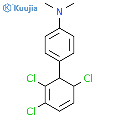 Dimethyl-[4-(2,3,6-trichlorocyclohexa-2,4-dienyl)-phenyl]-amine structure
