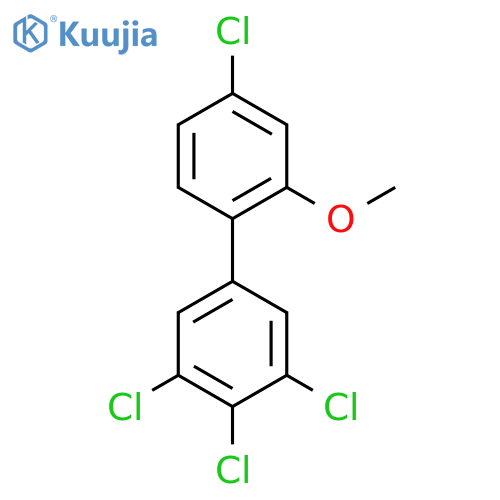 2'-Methoxy-3,4,5,4'-tetrachlorobiphenyl structure