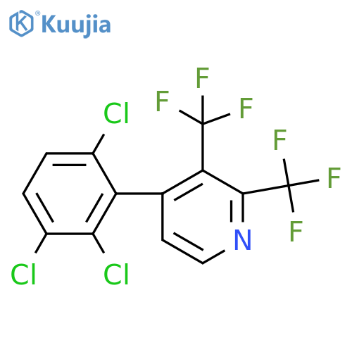 2,3-Bis(trifluoromethyl)-4-(2,3,6-trichlorophenyl)pyridine structure