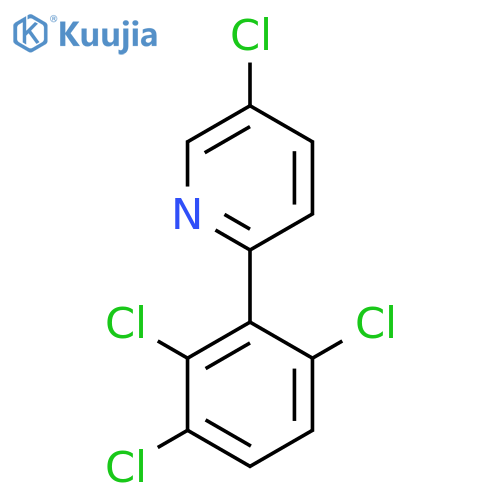 5-Chloro-2-(2,3,6-trichlorophenyl)pyridine structure