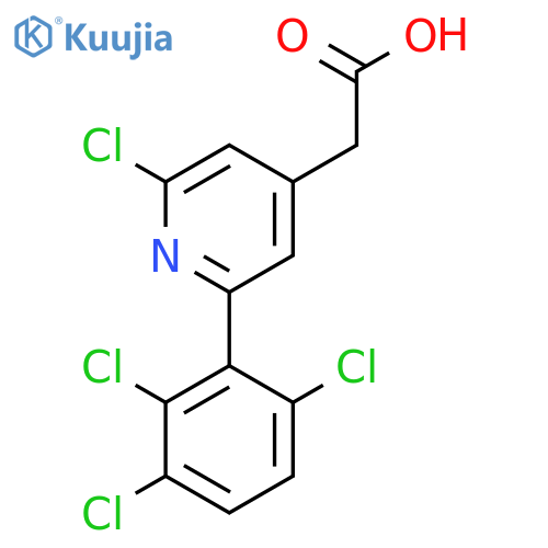 2-Chloro-6-(2,3,6-trichlorophenyl)pyridine-4-acetic acid structure