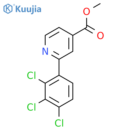 Methyl 2-(2,3,4-trichlorophenyl)isonicotinate structure