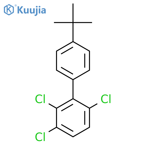 4'-Tertbutyl-2,3,6-trichlorobiphenyl structure