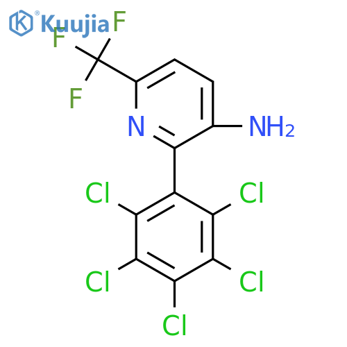 3-Amino-2-(perchlorophenyl)-6-(trifluoromethyl)pyridine structure