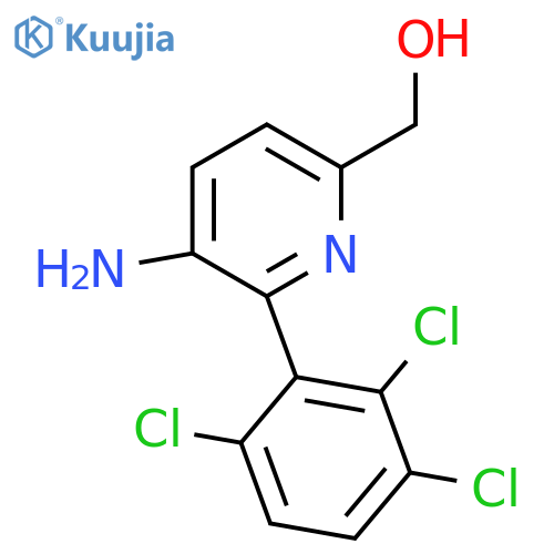 3-Amino-2-(2,3,6-trichlorophenyl)pyridine-6-methanol structure