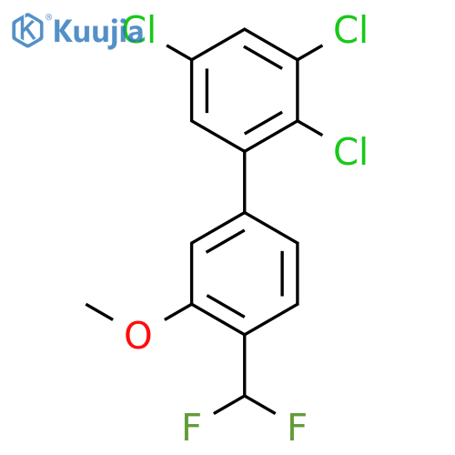 4'-(Difluoromethyl)-3'-methoxy-2,3,5-trichlorobiphenyl structure