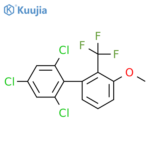 3'-Methoxy-2,4,6-trichloro-2'-(trifluoromethyl)biphenyl structure