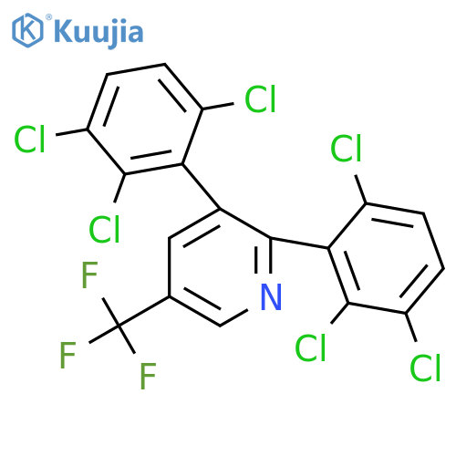 2,3-Bis(2,3,6-trichlorophenyl)-5-(trifluoromethyl)pyridine structure