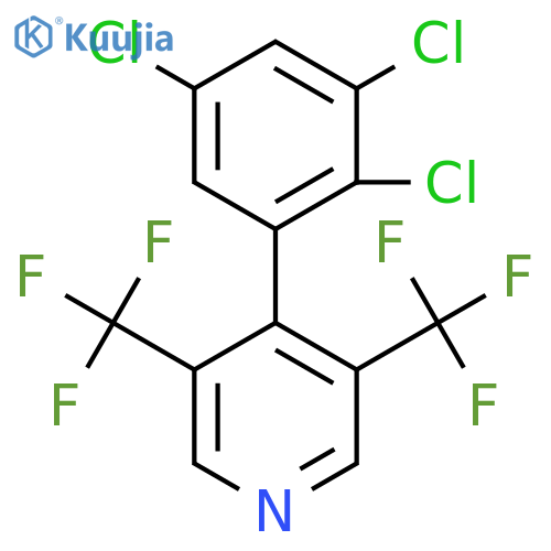 3,5-Bis(trifluoromethyl)-4-(2,3,5-trichlorophenyl)pyridine structure