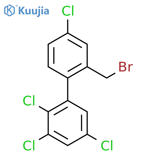 2'-(Bromomethyl)-2,3,5,4'-tetrachlorobiphenyl structure