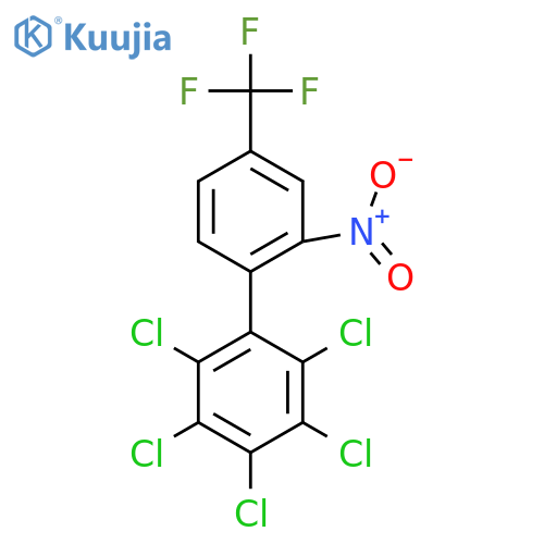 2'-Nitro-2,3,4,5,6-pentachloro-4'-(trifluoromethyl)biphenyl structure