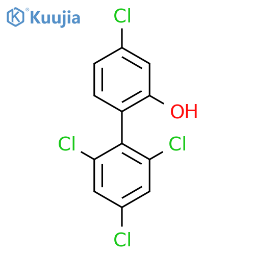 2-Hydroxy-4,2',4',6'-tetrachlorobiphenyl structure
