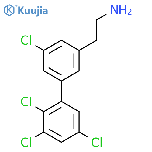 5,2',3',5'-Tetrachlorobiphenyl-3-ethylamine structure