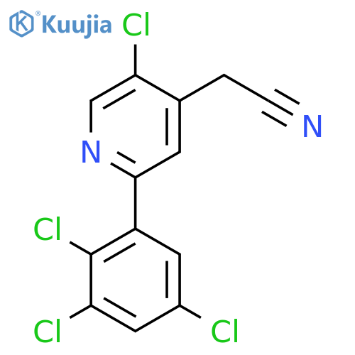 5-Chloro-2-(2,3,5-trichlorophenyl)pyridine-4-acetonitrile structure