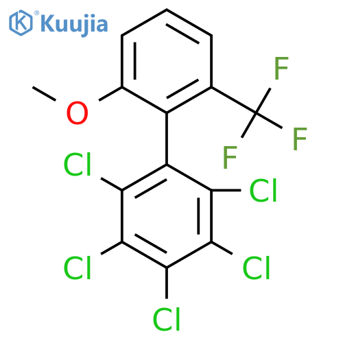 6'-Methoxy-2,3,4,5,6-pentachloro-2'-(trifluoromethyl)biphenyl structure