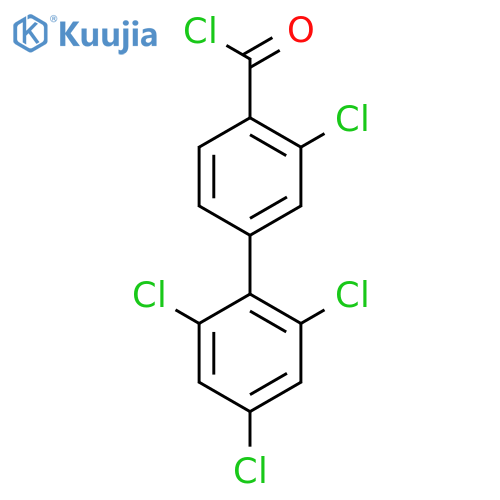 3,2',4',6'-Tetrachlorobiphenyl-4-carbonyl chloride structure