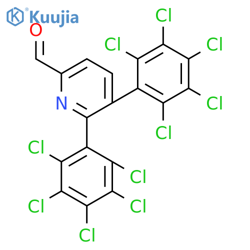 5,6-Bis(perchlorophenyl)picolinaldehyde structure