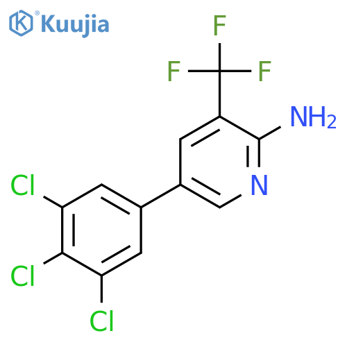 2-Amino-5-(3,4,5-trichlorophenyl)-3-(trifluoromethyl)pyridine structure