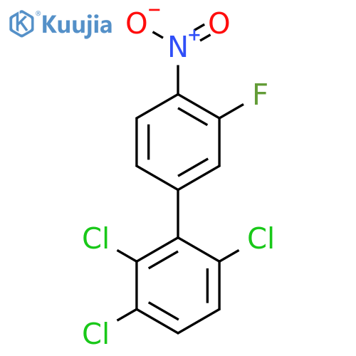 3'-Fluoro-4'-nitro-2,3,6-trichlorobiphenyl structure
