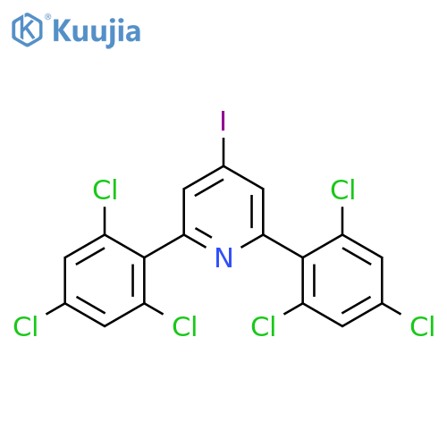 2,6-Bis(2,4,6-trichlorophenyl)-4-iodopyridine structure