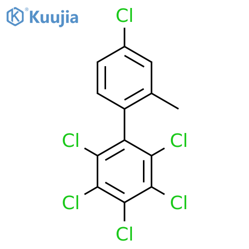 4'-Chloro-2'-methyl-2,3,4,5,6-pentachlorobiphenyl structure