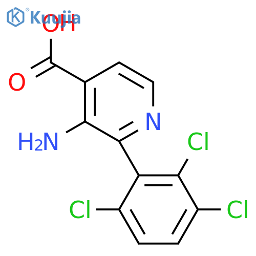 3-Amino-2-(2,3,6-trichlorophenyl)isonicotinic acid structure