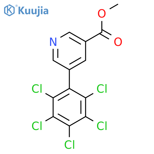 Methyl 5-(perchlorophenyl)nicotinate structure