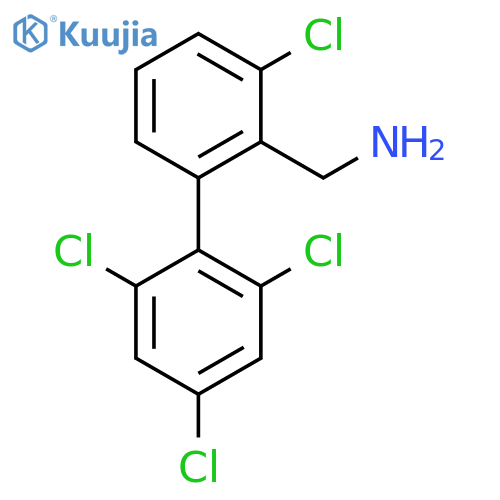 C-(3,2',4',6'-Tetrachlorobiphenyl-2-yl)-methylamine structure