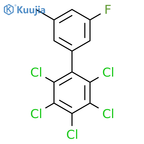 5'-Fluoro-3'-methyl-2,3,4,5,6-pentachlorobiphenyl structure